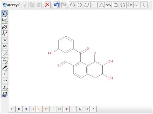 化合物構造の例